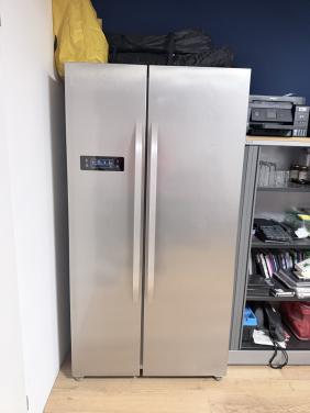 Exquisit Amerikaanse koelkast SBS130-4A+ INOX, No Frost, 429 liter