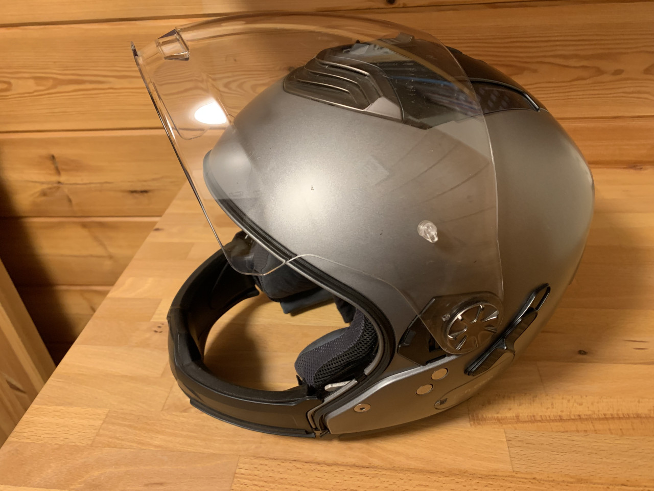 Motor systeem helm Nolan classic n-com afneembare kinbeugel