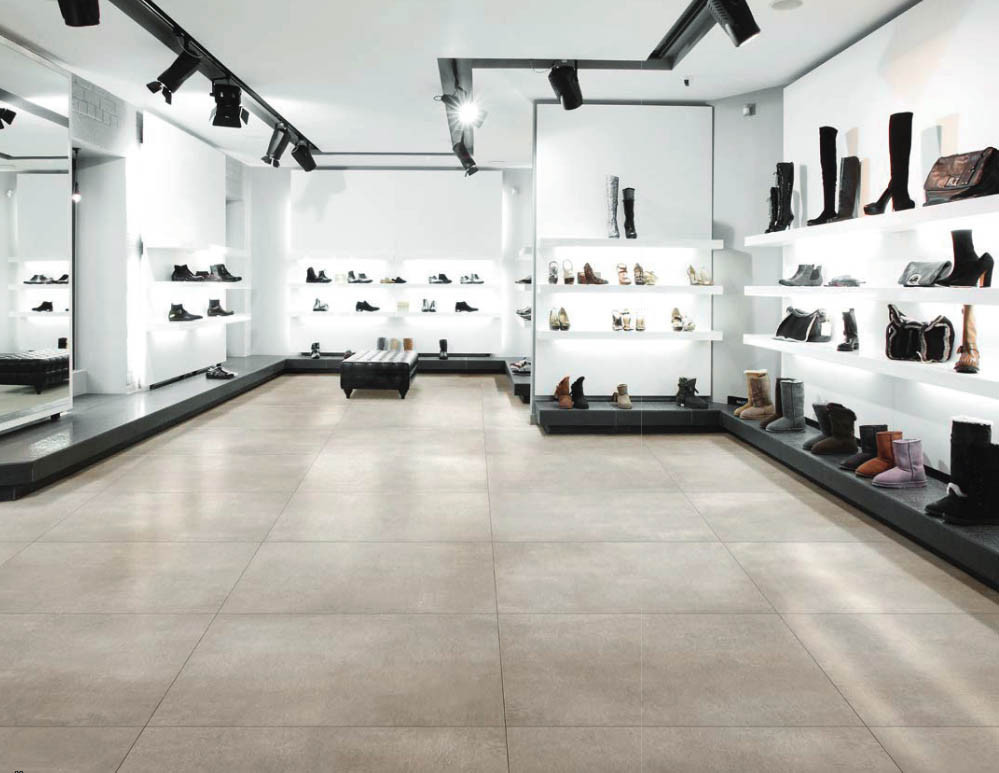3030-309 ca 31 m² beige betonlook tegels, 30x60 cm, van € 55,10/m² voor