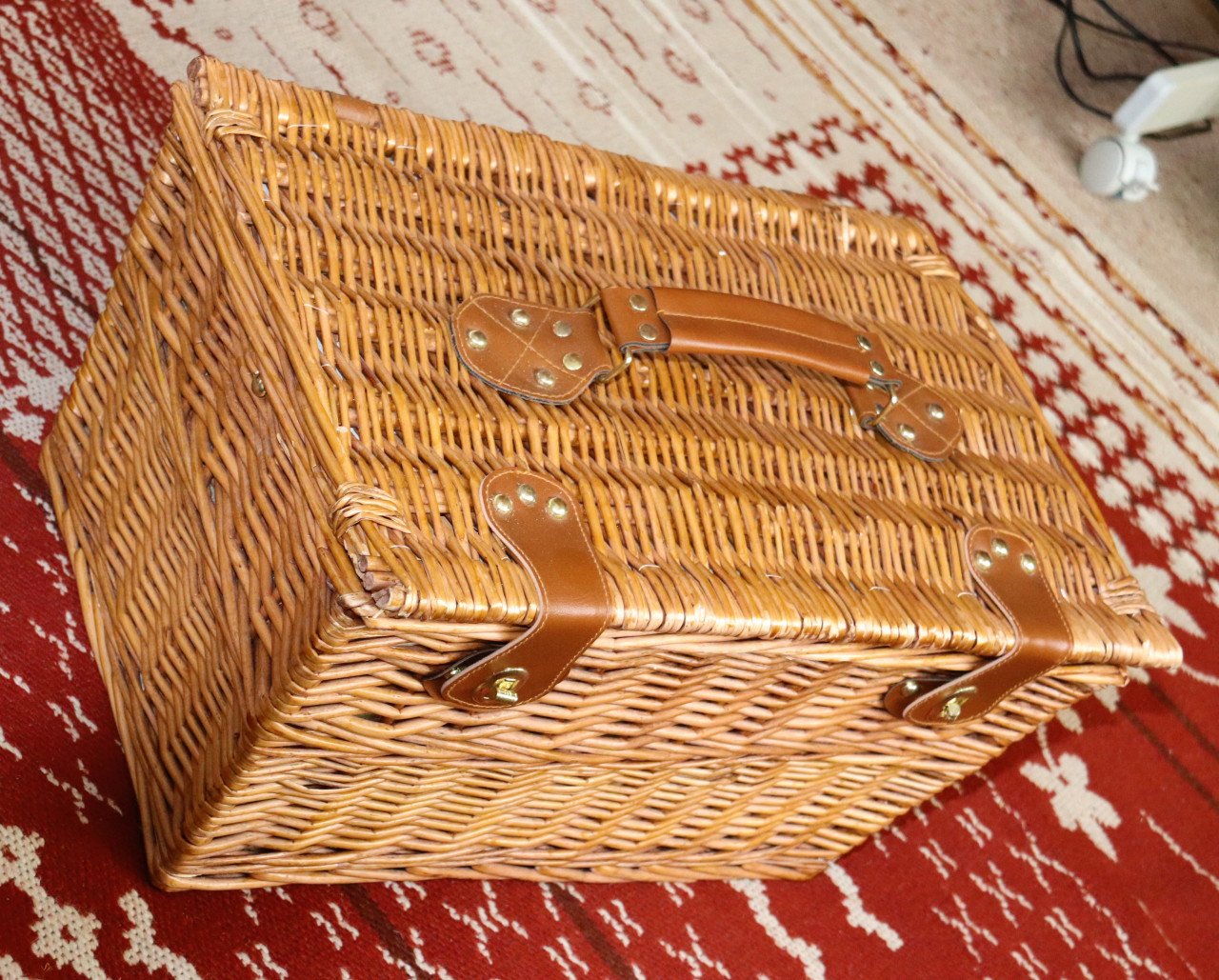 Rieten PICNIC mand