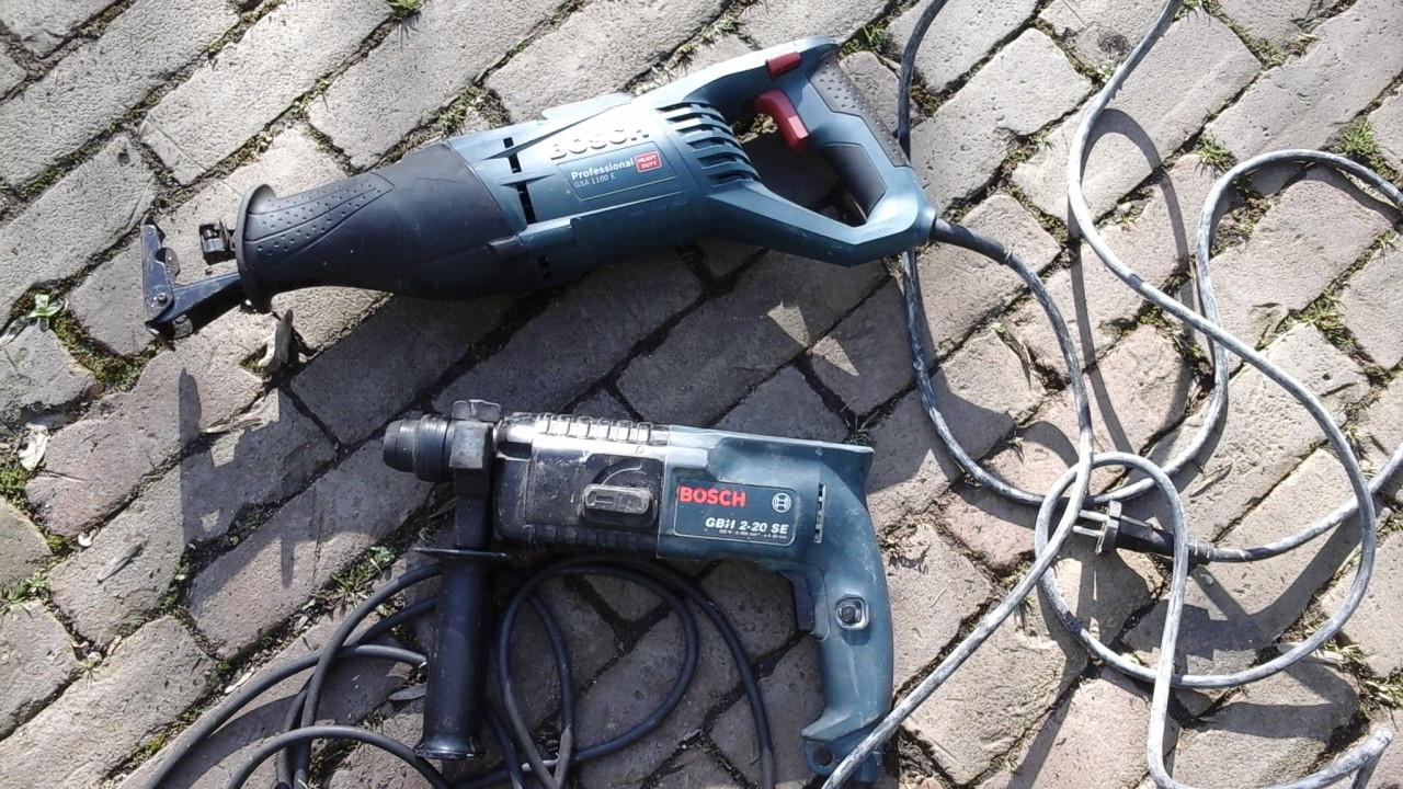 Reciprozaag en boorhamer bosch