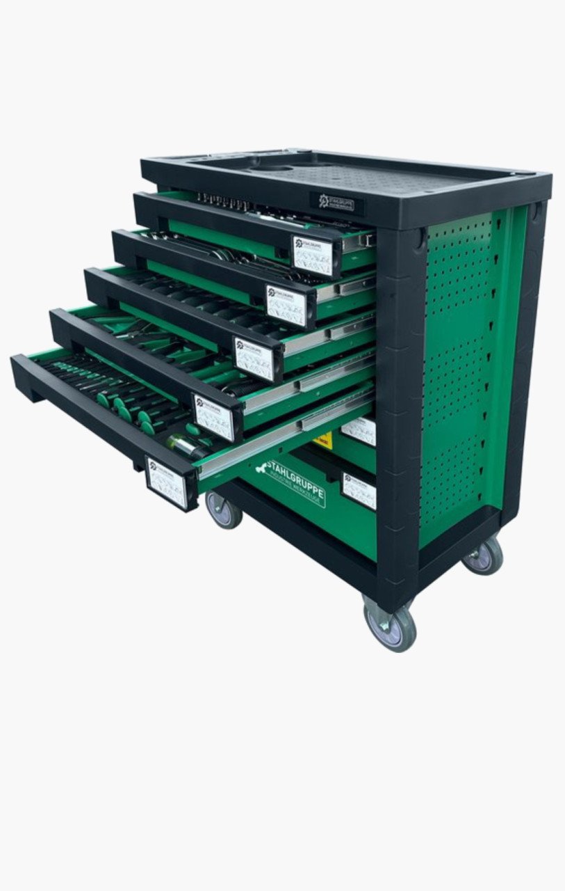 Stahlgruppe gereedschapwagen 7 lades en 5 gevuld .NIEUW