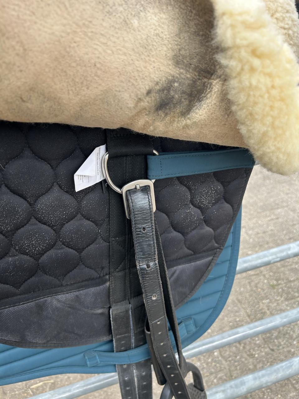 Wollen barebackpad van HKM