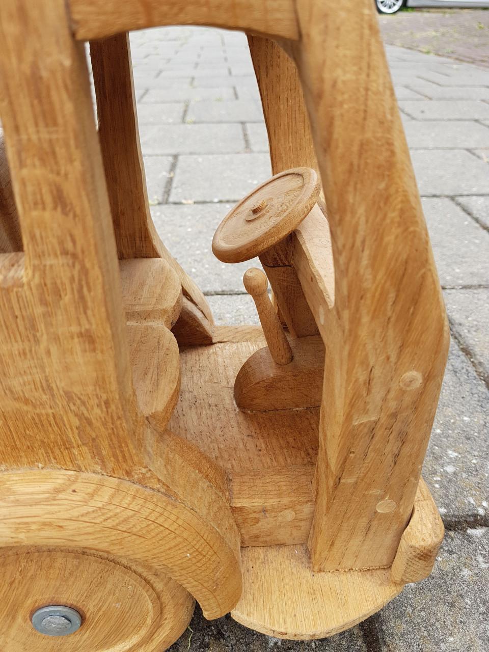 Houten oplegger, handgemaakt