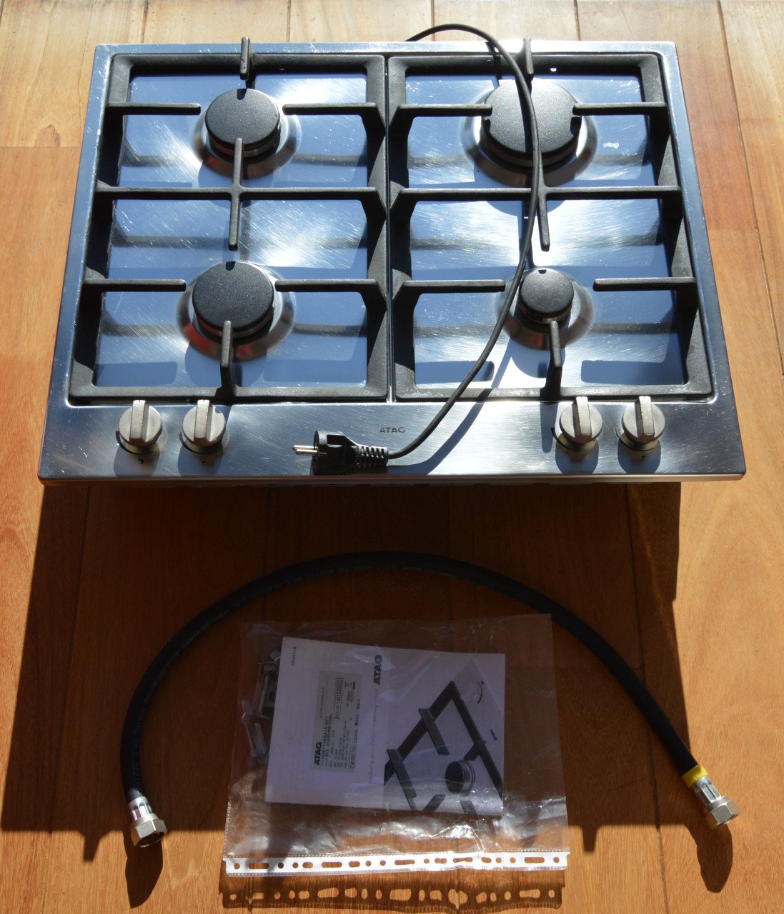 ATAG HG6111KBA1E/A01 (inbouw gaskookplaat, 4 branders, RVS)