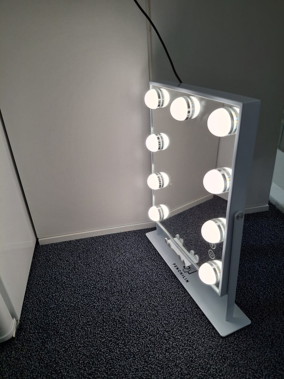 Make-up spiegel met verlichting & bluetooth