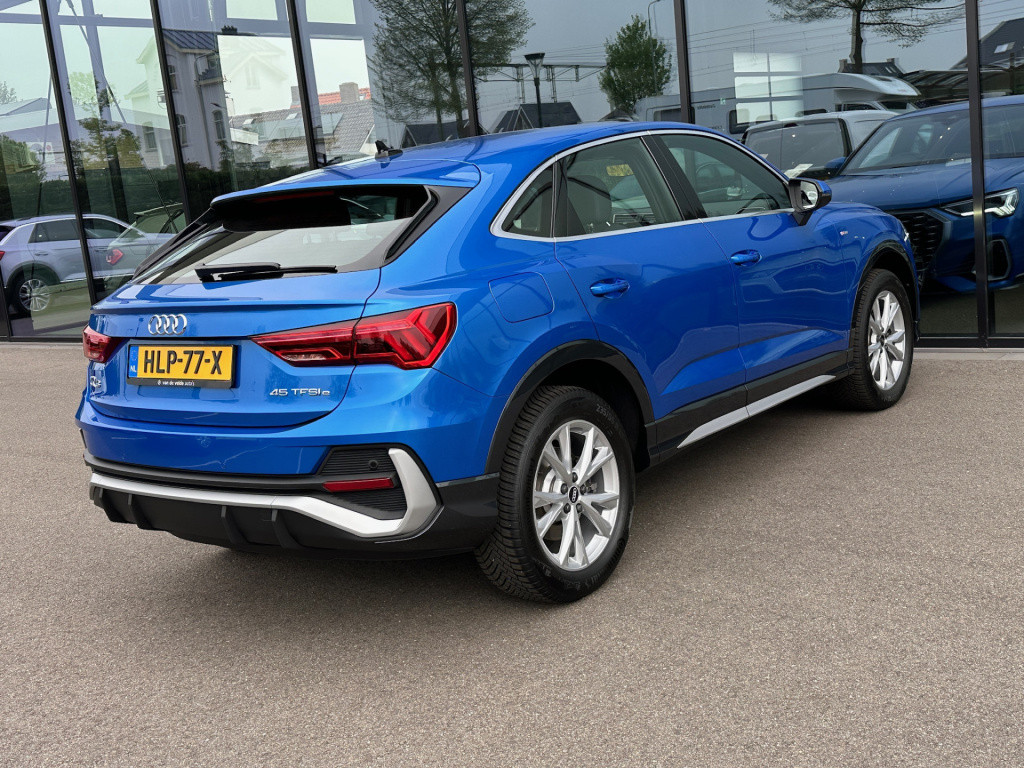 Audi Q3 sportback 45 tfsie s-line | keyless | dode hoek | adapt. cruise | e