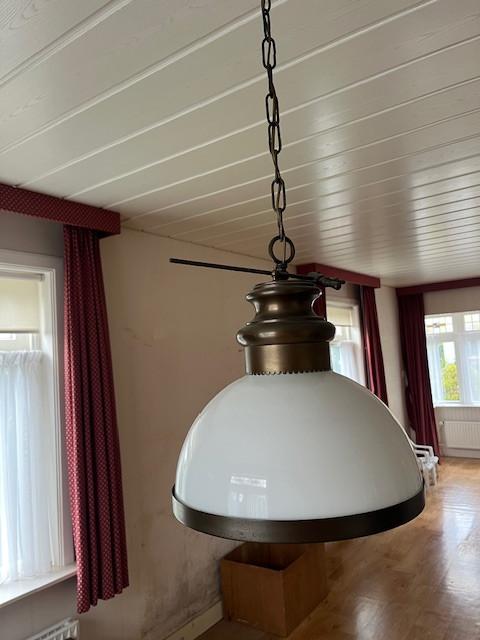 Oude gaslamp (nu met fitting)