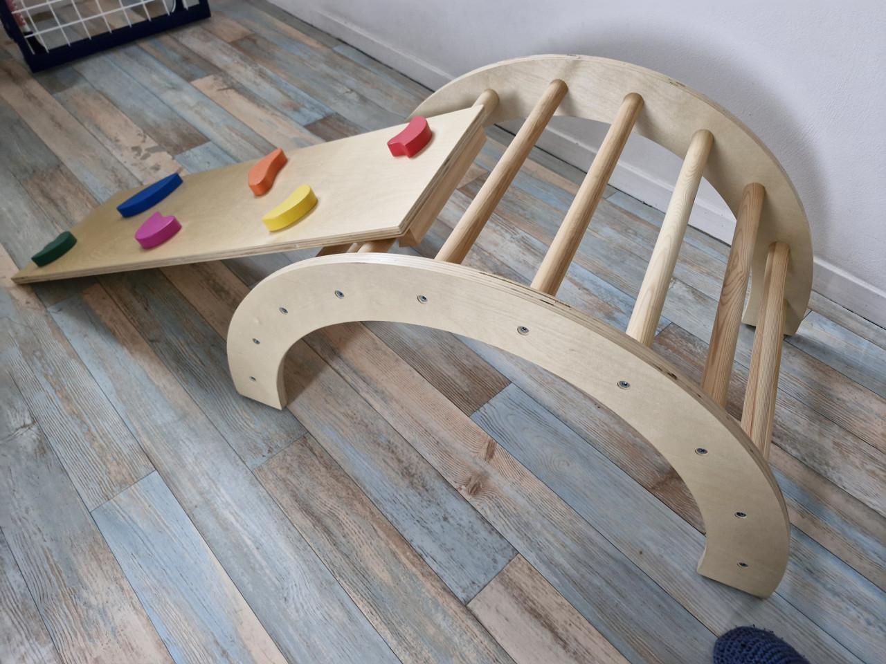 Houten klimboog Montessori