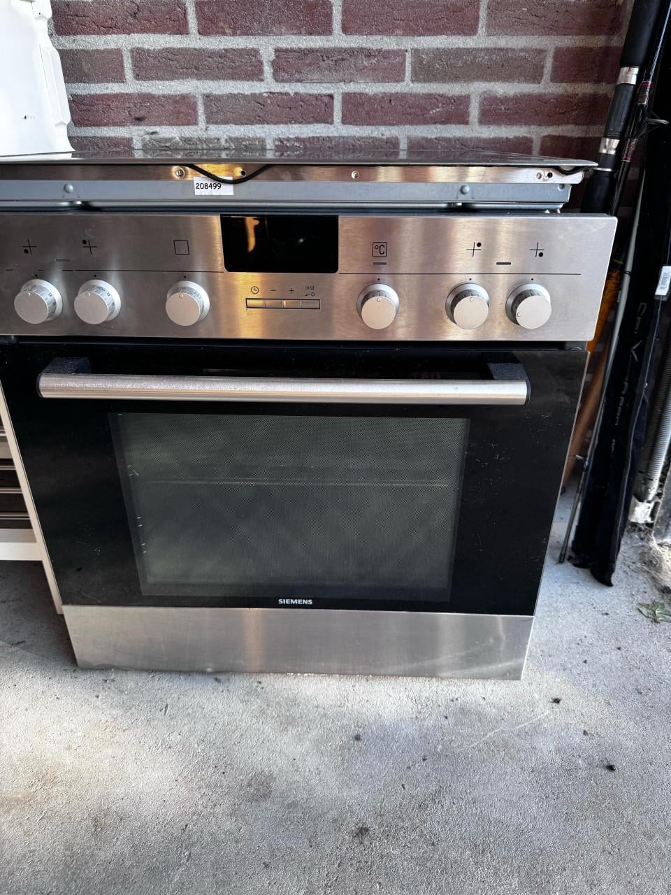 Siemens inbouw oven + keramische kookplaat set  11,4 kW  krachtstroom