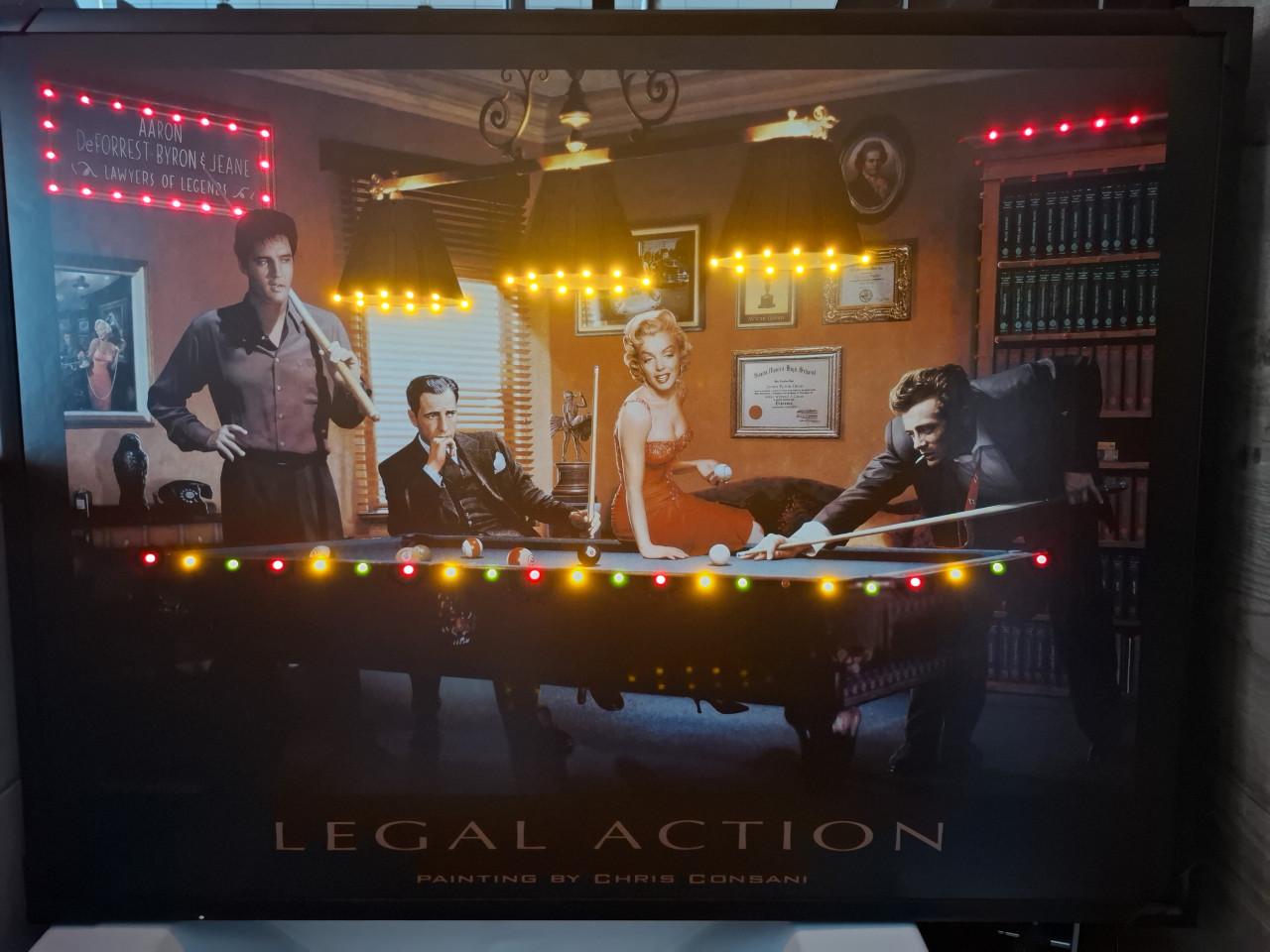 Verlicht schilderij