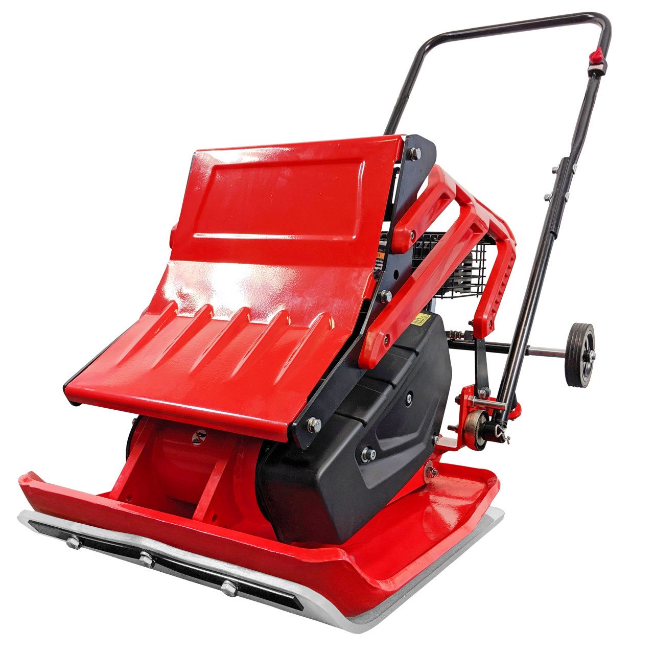 Trilplaat, 6,5pk motor, 111kg, ca. 2.550kg slagkracht, gratis mat