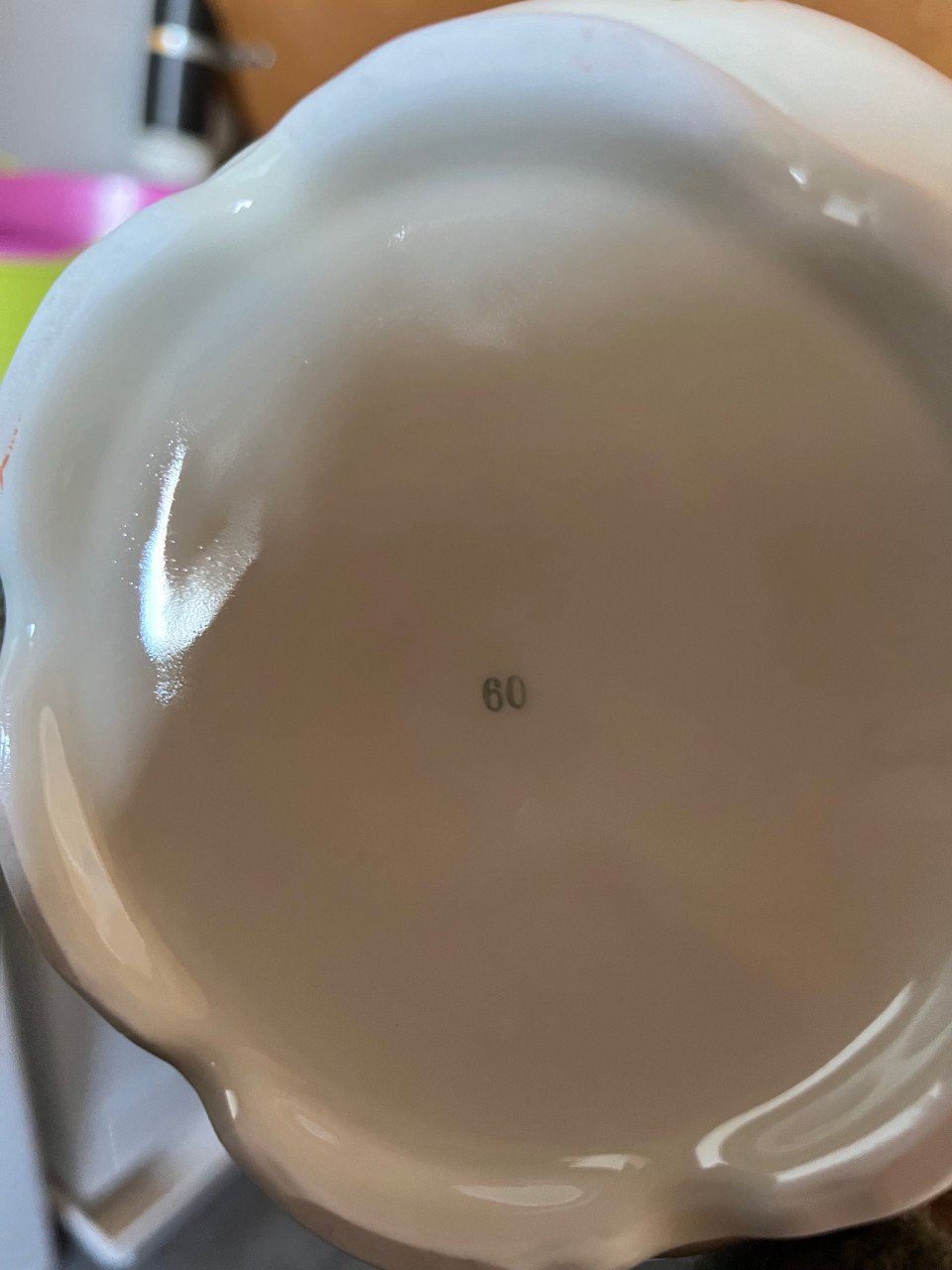 Vintage servies, nooit gebruikt