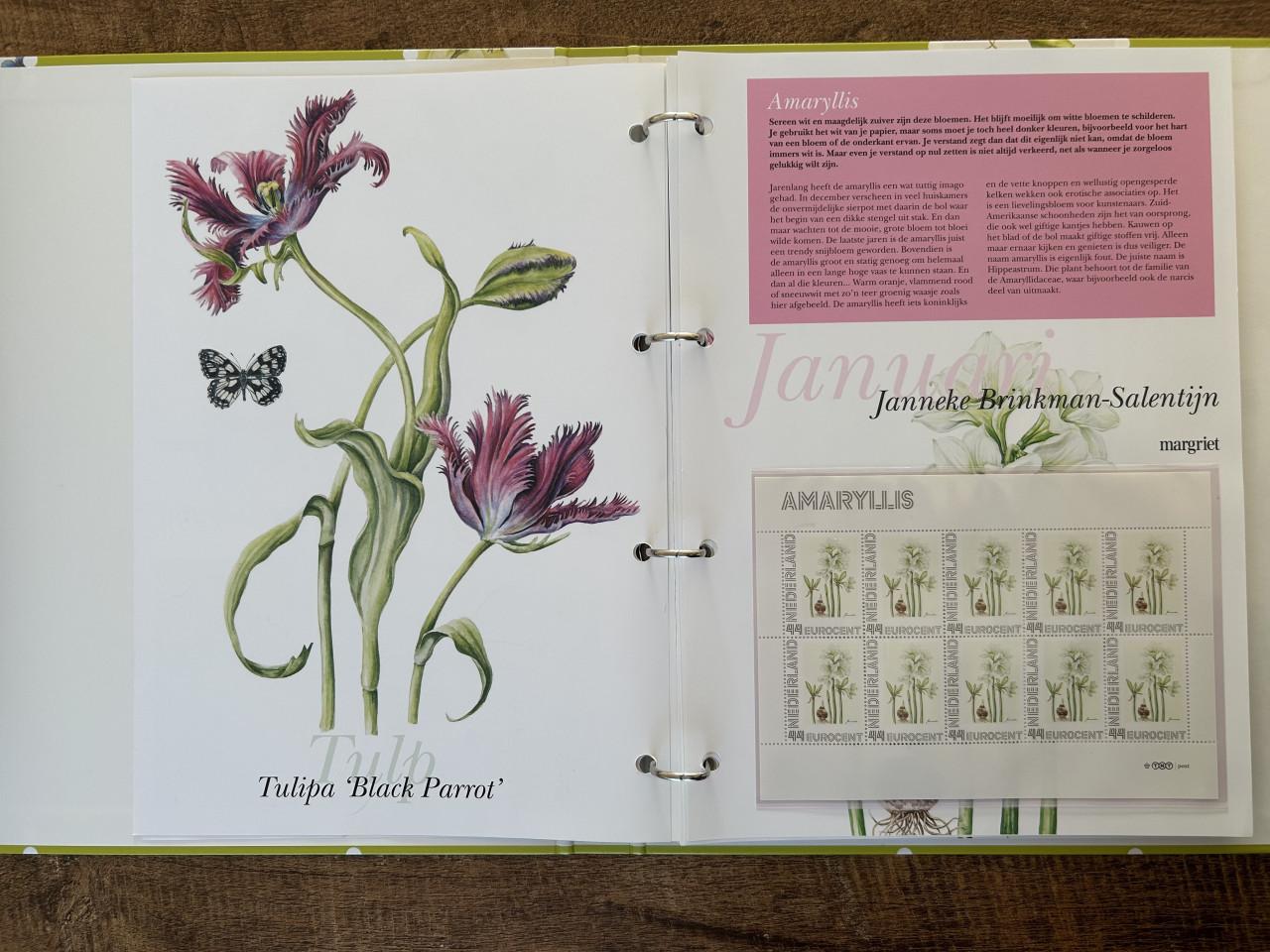 Postzegel album Bloemenpracht