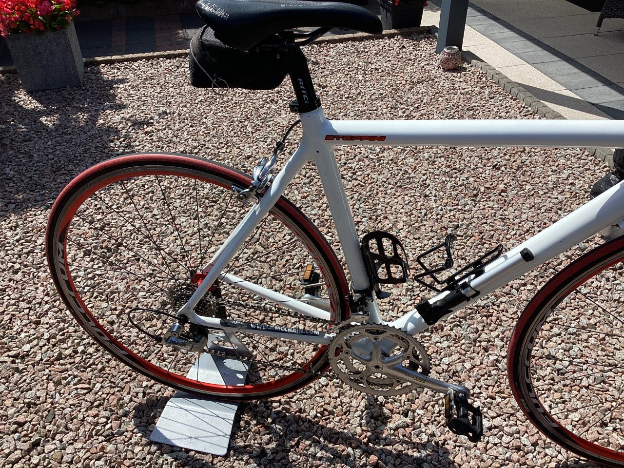 Mooie retro carbon racefiets, Shimano mix afgemonteerd