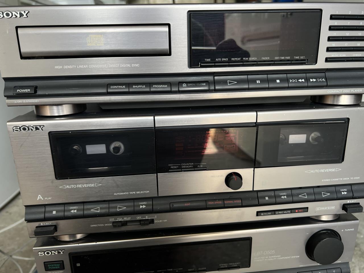 Sony LBT-D505 hifi stereosysteem met boxen afstandbedining