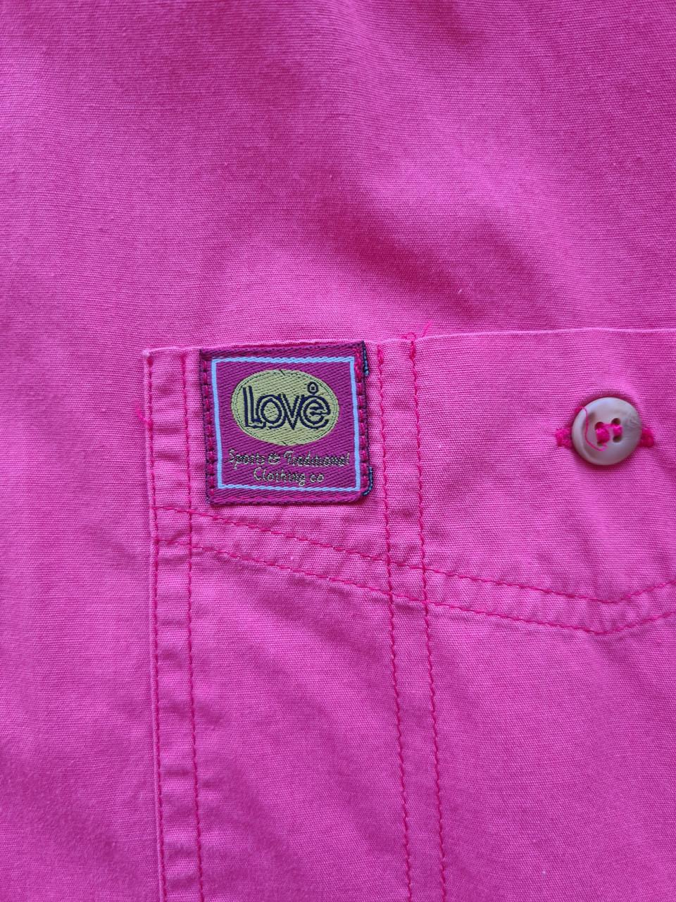 Mooi roze overhemd van het merk Love, maat L / XL