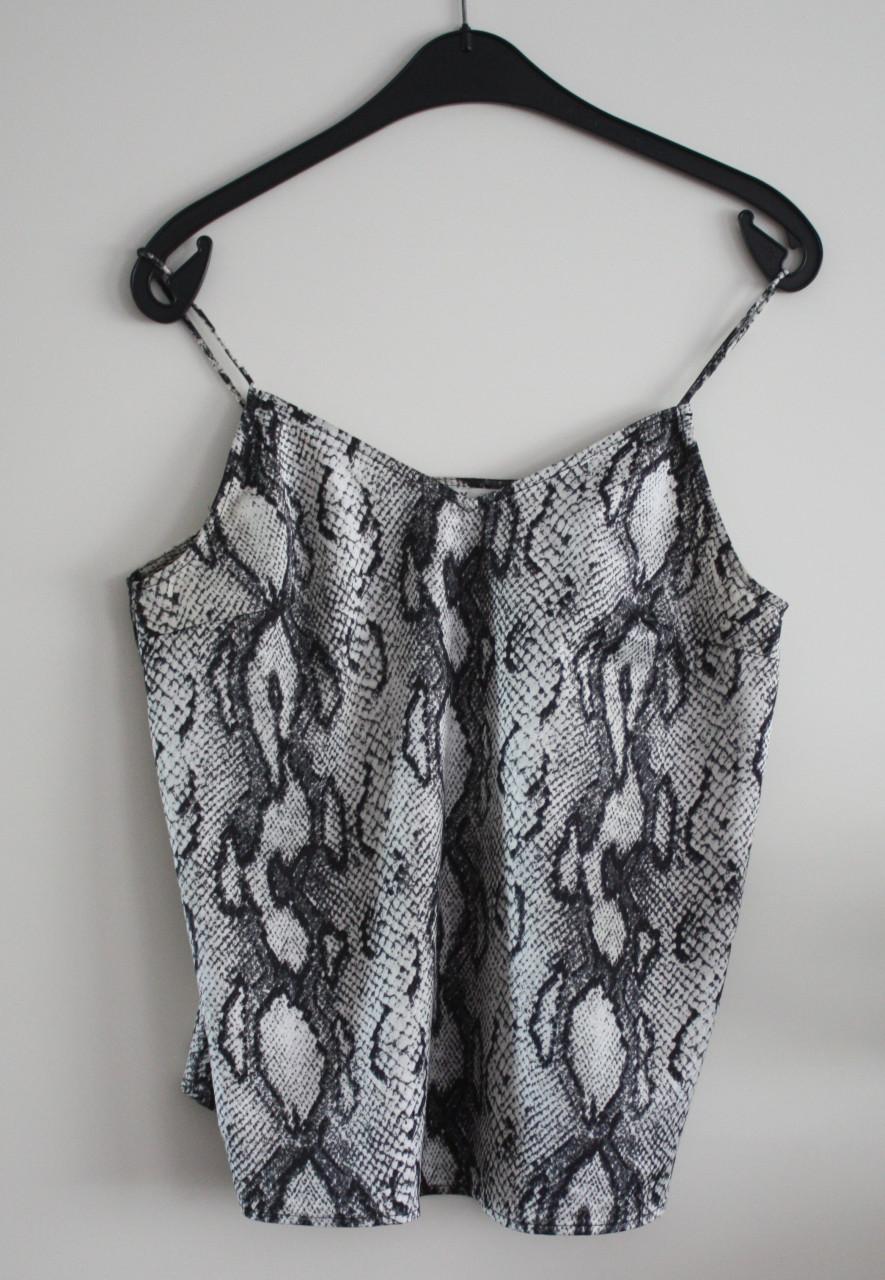 Slangenprint top  maat 38