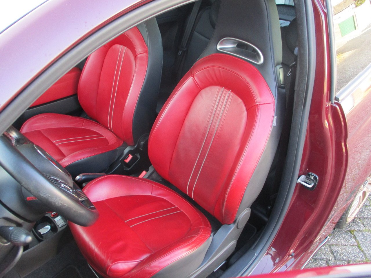 Snelle Fiat 500 1.4 Abarth  Maseratie uitvoering (replica)Nieuwe Apk, 180pk