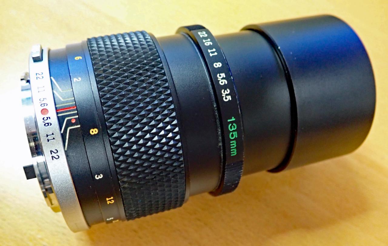 OLYMPUS OM Lens 135 mm