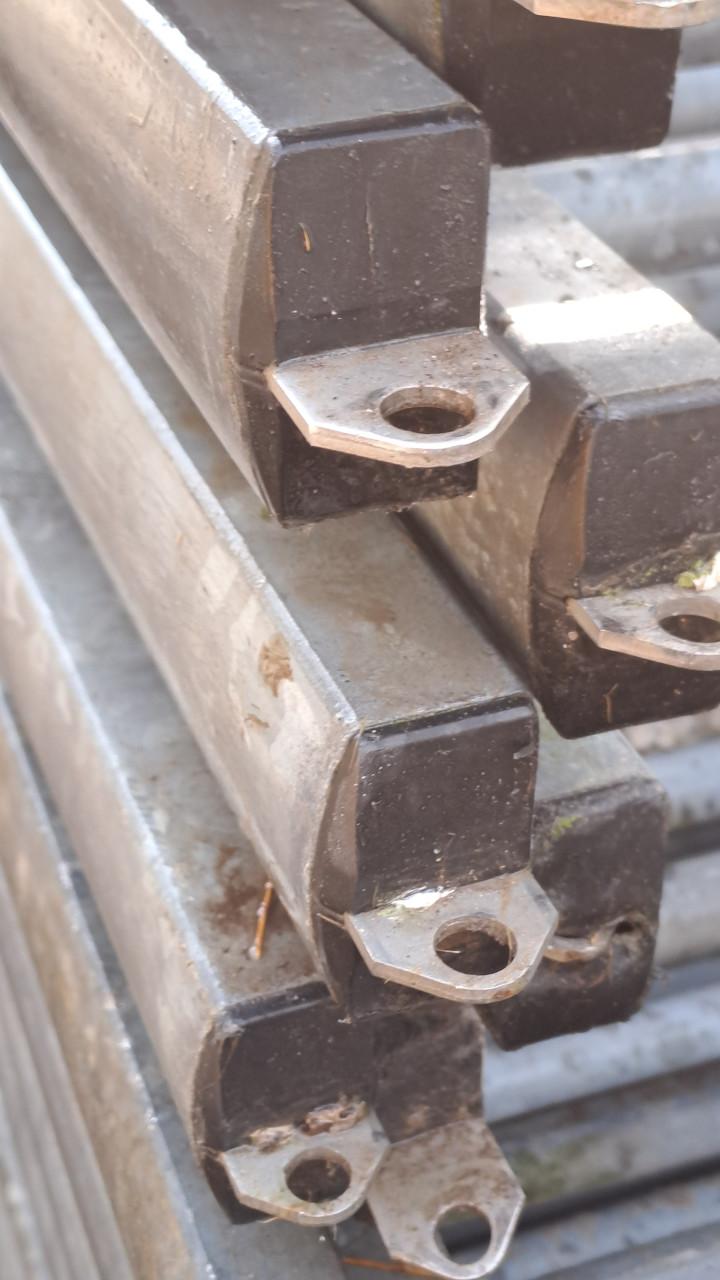 80 meter gegalvaniseerd Hekwerk 230 x 95 c.m.