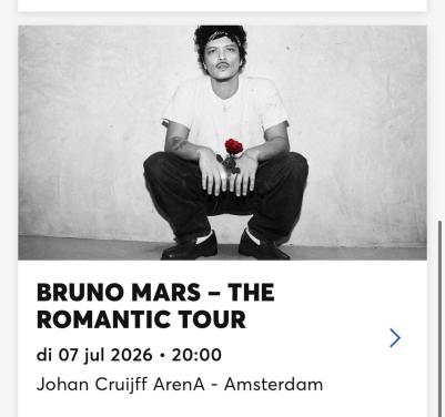 2 veldkaarten bruno mars