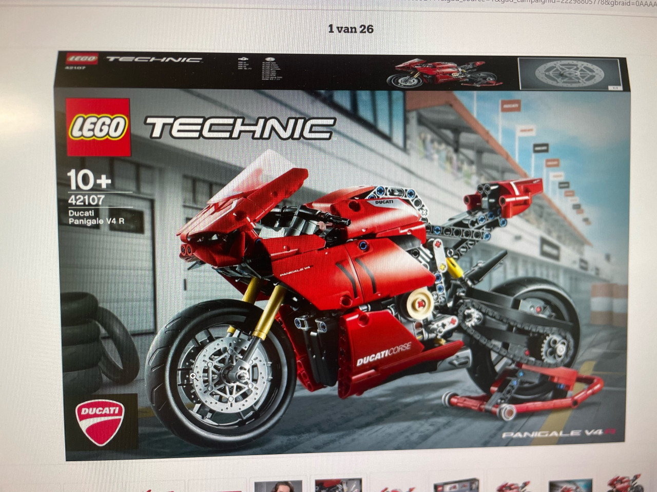 Lego set, Ducati en Kawasaki
