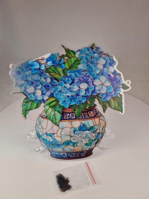 Raamhanger pot Hortensia's