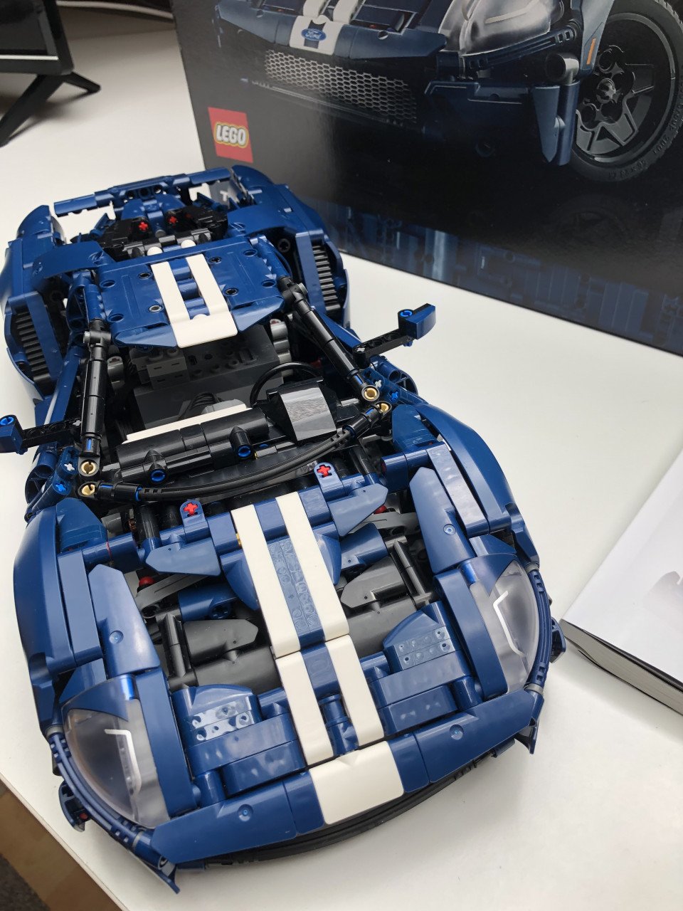 Lego Technic set Ford GT, 42154, nieuwstaat, 1x gebouwd, niet mee gespeeld.