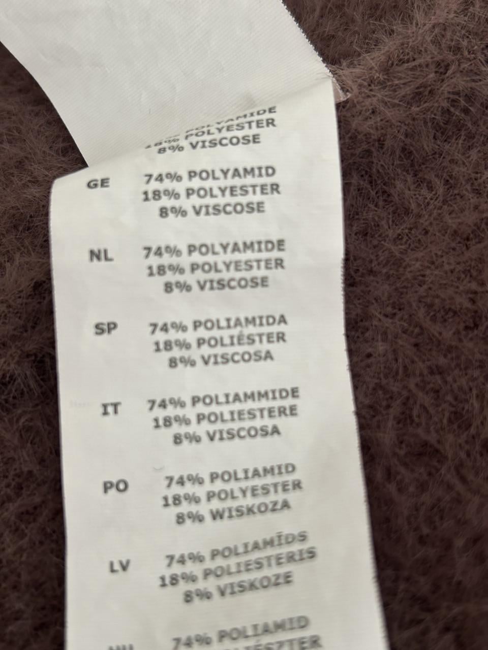 Rino Pelle, lange bodywarmer, bordeaux, maat L, nieuw