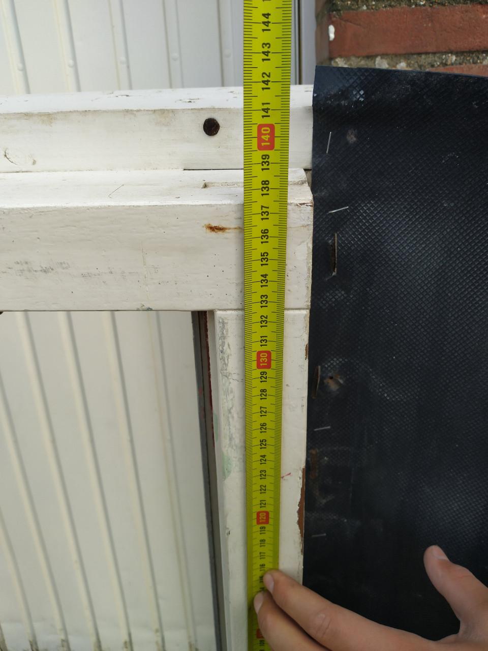 Kozijn met openslaand raam