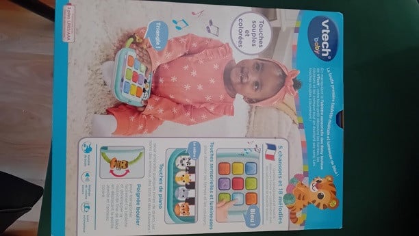 Vtech tablet voor baby met geluid en lichteffecten