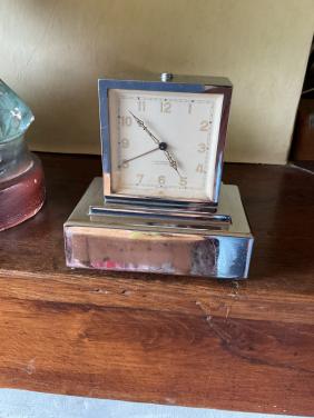 Art deco klok L. Schwab Moutier