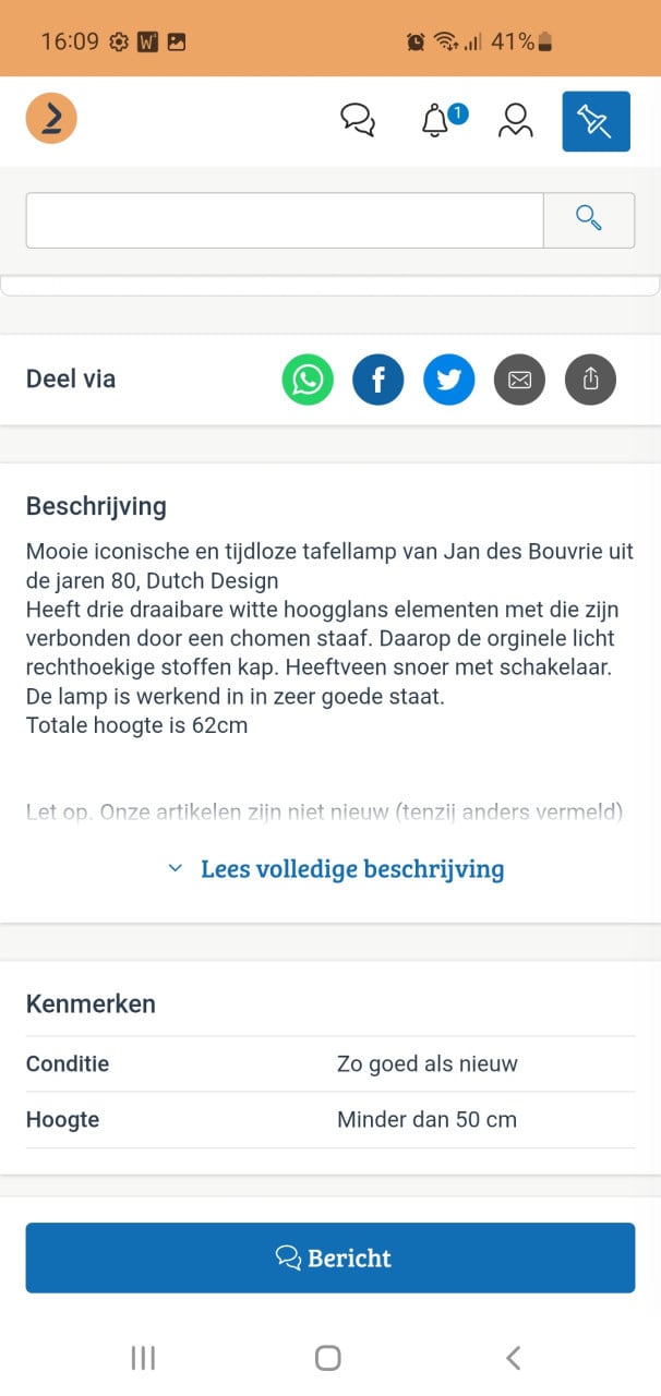Tafellamp