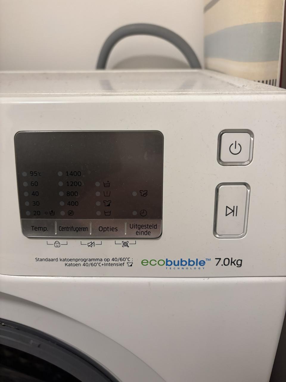 Wasmachine Samsung Ecobubble 7 kilogram wit