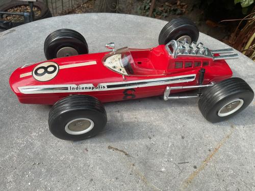 Vintage racewagen model .