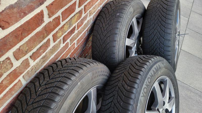 Winterbanden 15 inch op lichtmetalen velgen