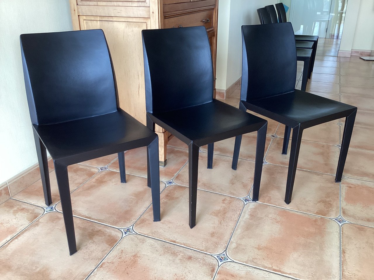 Prachtige Poltrona Frau stoelen set 6 model Lola(exclusief)