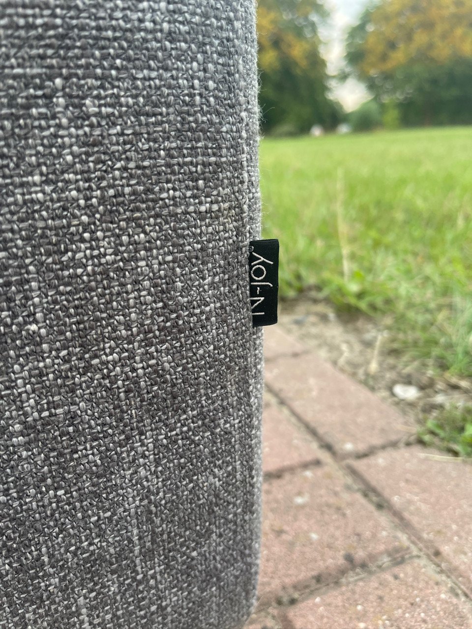 GRATIS LEVERING HEEL NL N-joy Grijs Stoffen Hoekbank