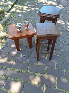3 lage tafeltjes