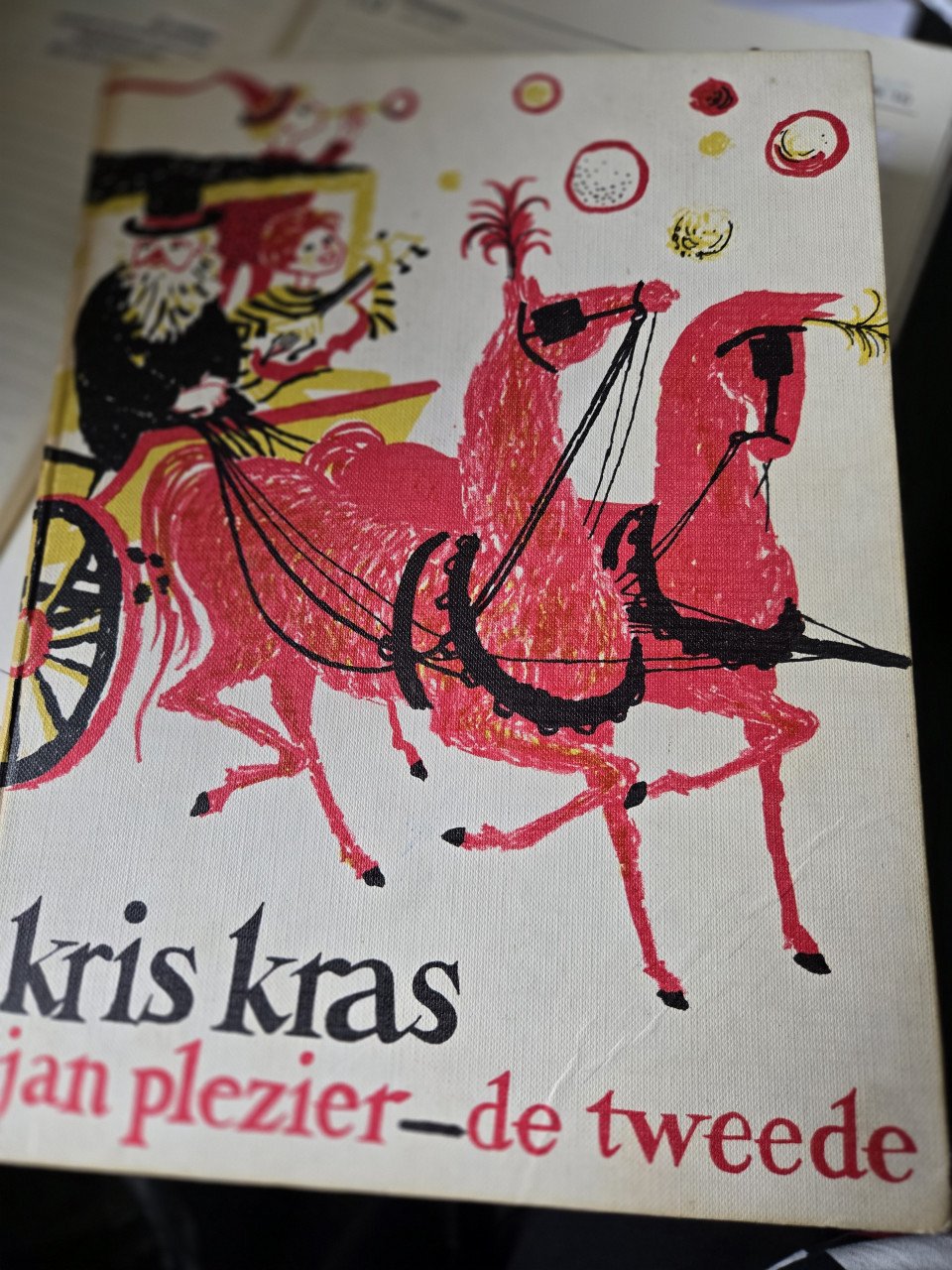 Boek: kris-Kras Jan Plezier - de tweede 1958 hardcover 229 blz. 27x20 cm