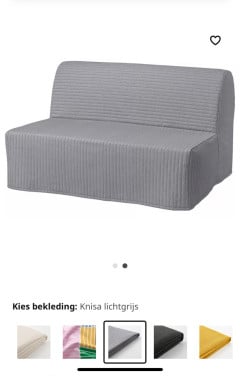 ZGAN! Slaapbankhoes 2-zits Lycksele Ikea