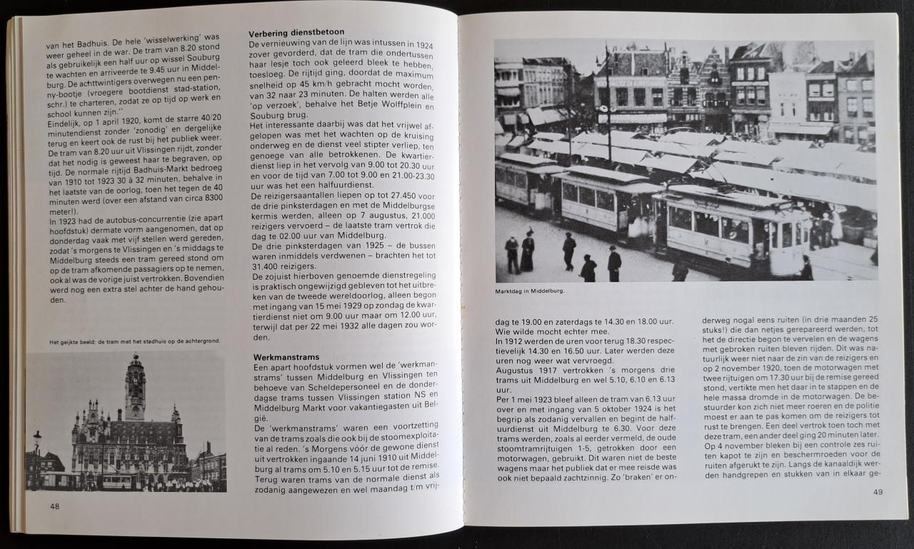 DE TRAMS OP WALCHEREN - HG Hesselink - 1981