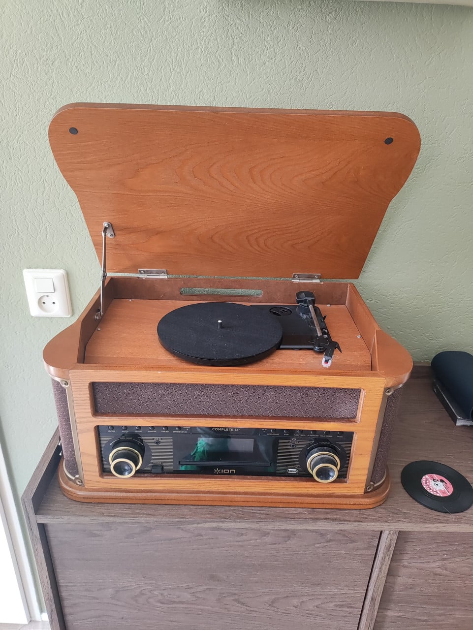 Retro-look platenspeler met bluetooth