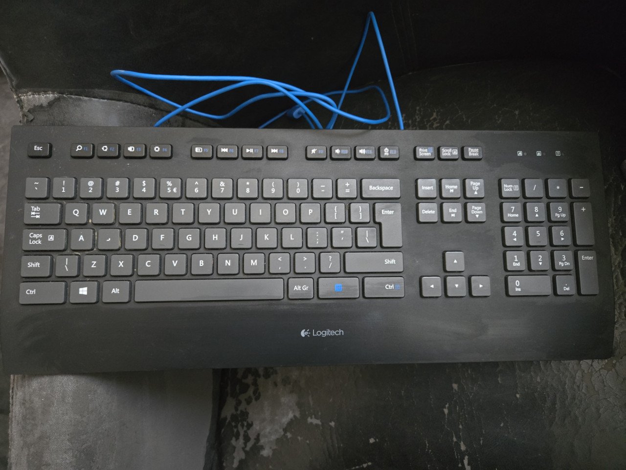 Logitech K290 toetsenbord USB QWERTY US International Zwart
