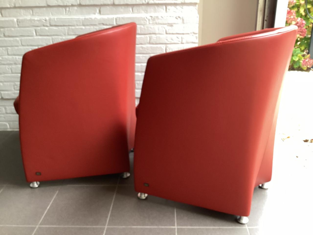 Rolf Benz stoelfauteuils(4 stuks)RB7300(topstaat