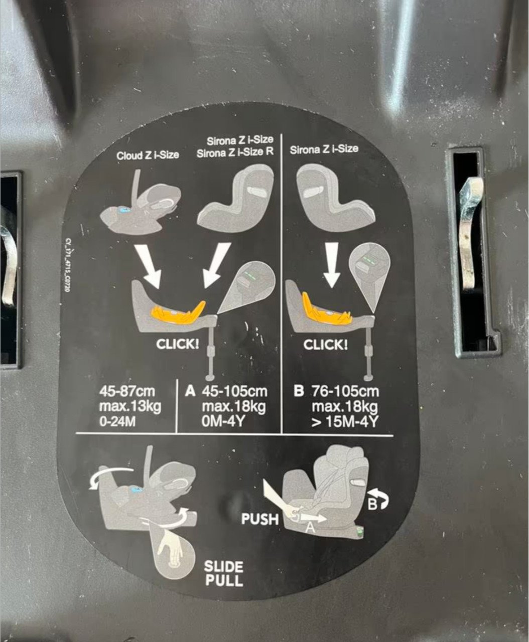 Cybex cloud Z i-size Draaibaar