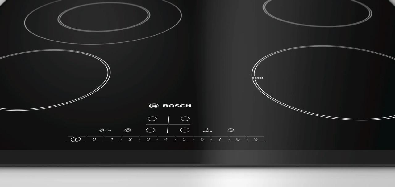 Z.G.A.N. Bosch Keramische kookplaat 60 cm Zwart. (inbouw)
