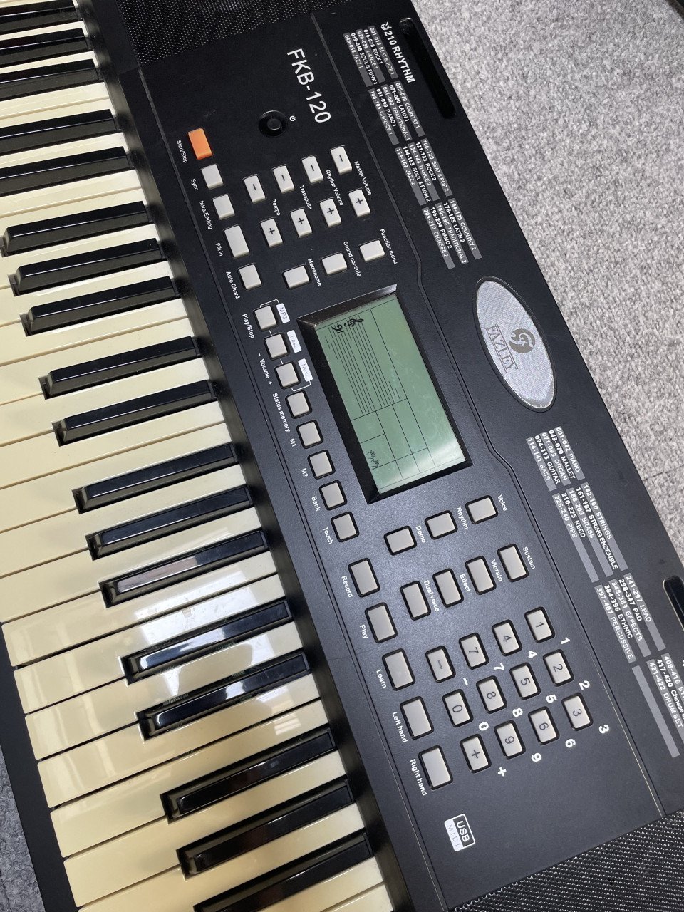 Fazley FKB-120 keyboard