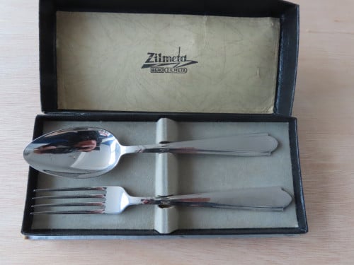 Lepel en vork merk zilmeta